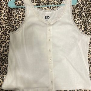 White plus size tank top. Buy two get one free